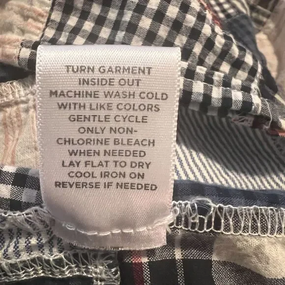 Fairhope Women’s Maxi Dress XL Patchwork Pockets Americana Red White Blue - Picture 5 of 5